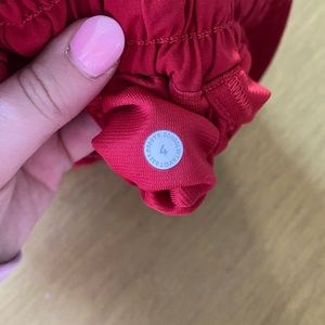 lululemon hotty hot short size 4 red